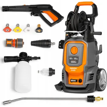 Vysokotlaký čistič Tlaková myčka 160 Bar 2000 W Daewoo DAW 625 s bubnem, hliníkové čerpadlo