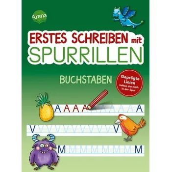 První čtění Erstes Schreiben mit Spurrillen. Buchstaben - Reimers, Silke