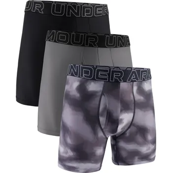 Boxerky Pánské boxerky UNDER ARMOUR 3in 1383885 Barva: Šedá (024), Velikost: XXL