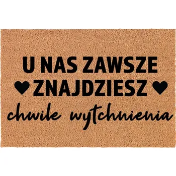 Rohožka KOKOSOVÁ VSTUPNÍ ROHOŽKA DO DOMU | VESELÝ DÁREK CHVÍLE ODDECHU