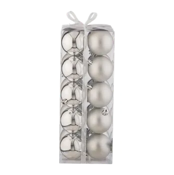 Vánoce LIVARNO home Ozdoby na vánoční stromek, 20dílná sada (stříbrná)