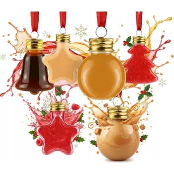 Vánoční dekorace 18x VÁNOČNÍ BAŇKY NA STROMEČEK na stromeček, ozdoba na ALKOHOL, BONBÓNY, dekorace