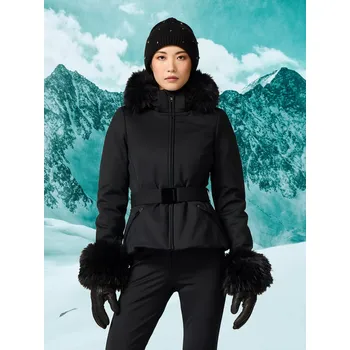 Dámská lyžařská bunda Goldbergh Giselle Faux Fur Black