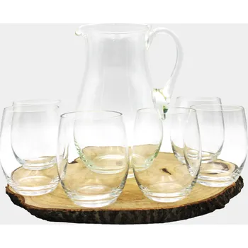 Džbán + Buclenky (čirá) Sada: 2 ks