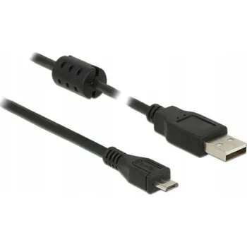 Datový kabel DeLOCK 1.5m, USB 2.0-A/USB 2.0 Micro-B kabel USB 1,5 m USB A Micro-USB B Černý