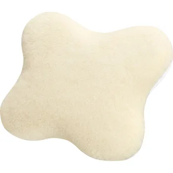 Polštář Vlnka Oboustranný paměťový polštář motýlek s ovčí vlnou a chladivou stranou velikost lůžkovin 56x48x14