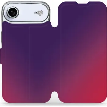 Pouzdro na mobilní telefon Flipové pouzdro Mobiwear - Apple iPhone Air - VP67S Fialový a růžový odstín (Knížkové flip pouzdro, obal, kryt na mobil Apple iPhone Air - VP67S Fialový a růžový odstín, materiál Umělá kůže + TPU - ochrana 360°, stojánek, silikonová vanička, magnetické)