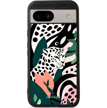 Pouzdro na mobilní telefon Lesklý kryt Mobiwear Glossy - Google Pixel 8A - G053G Levhart (Prémiové lesklé pouzdro, obal, kryt Mobiwear Glossy na mobil Google Pixel 8A - G053G Levhart, materiál Plast + TPU silikon - krytí po všech stranách, neošoupatelný potisk, tenké provedení,)