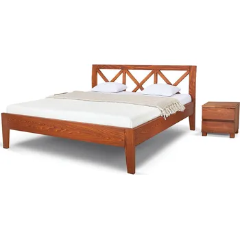 Ložnice Postel Postelia FIONA Buk 180x200 - Dřevěná postel z masivu, bukové dvoulůžko o šíři masivu 4 cm