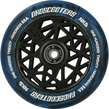 Kolečko ke koloběžce Kolečko NKD Black Widow 120mm blue/black