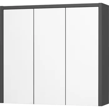 Koupelnový nábytek LIVARNO home Zrcadlová skříňka Oslo, antracitová