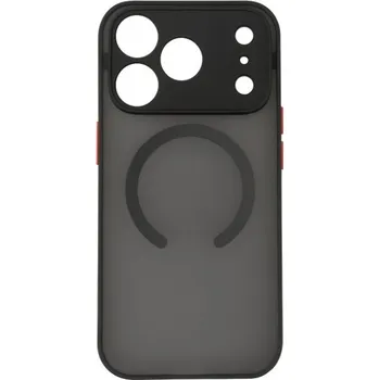 MagSafe silikonový kryt pro iPhone 17 Pro - Černý