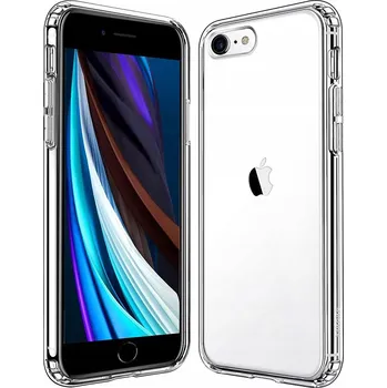 Pouzdro na mobilní telefon Pouzdro Průhledné 2 mm pro Apple iPhone 7/8/SE 2020 [Clear, Ostrov] + Sklo 9 h