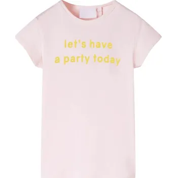 Chlapecké tričko vidaXL Dětské tričko světle 140 [11093] Barva: Růžová