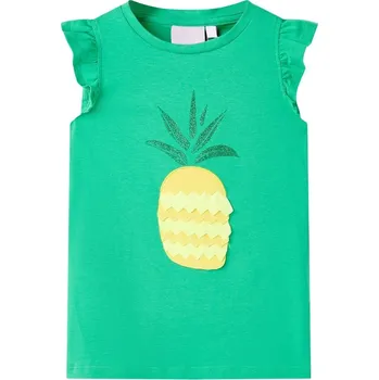 Chlapecké oblečení vidaXL Dětské tričko 116 [11276] Barva: Zelená