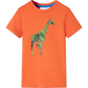 Chlapecké tričko vidaXL Dětské tričko 104 [12270] Barva: Oranžová
