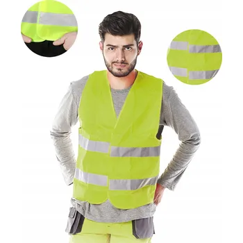 reflexní vesta VÝSTRAŽNÁ REFLEXNÍ VESTA ŽLUTÁ VELIKOST XL