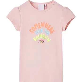 Chlapecké tričko vidaXL Dětské tričko světle 140 [10773] Barva: Růžová