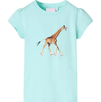 Chlapecké tričko vidaXL Dětské tričko světle 104 [10570] Barva: Akvamarínová