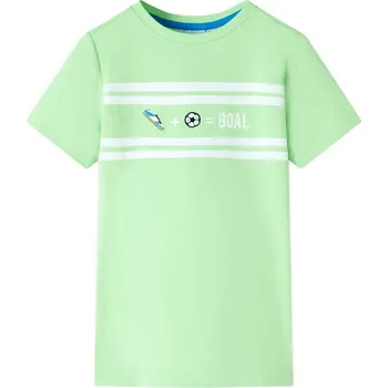 vidaXL Dětské tričko tmavě 140 [12453] Barva: Zelená