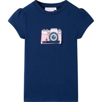vidaXL Dětské tričko jasně 116 [10471] Barva: Námořnická modř