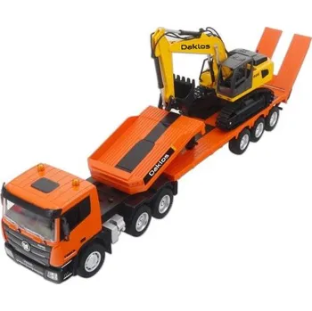 RC model auta RC set Kamion s vlekem a Bagr 1:24, 2x dálkové ovládání