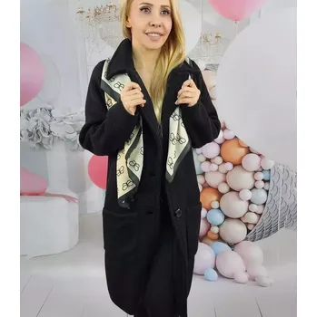 Dámský svetr Pri Knitted Transition Coat Cardigan Sweater Pri černá | krémová 3432829