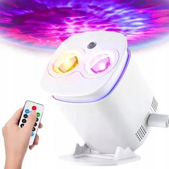 Projektor LED PROJEKTOR HVĚZDNÉ OBLOHY S DÁLKOVÝM OVLÁDÁNÍM, 42 REŽIMŮ, ČASOVAČ, PRO LOŽNICI