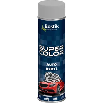 Barva ve spreji Akrylový lak Bostik 500 ml šedý