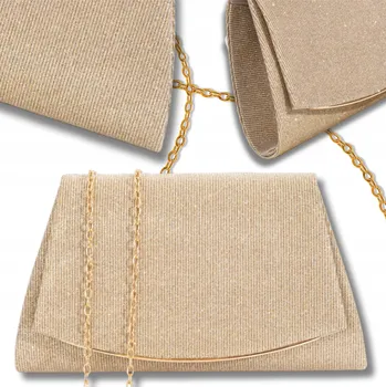 Kabelka EdiBazzar kabelka psaníčko syntetické zlaté