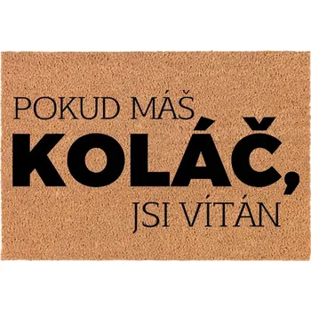 Rohožka Kokosová rohožka vstupní dekorativní | Veselý Dárek Máš koláč