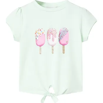 Chlapecké tričko vidaXL Dětské tričko světle 140 [10703] Barva: Mátová