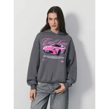 Dámská mikina Mikina s kapucí - XL - House - tmavošedý - 178GN-90X