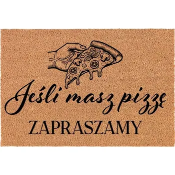 Rohožka KOKOSOVÁ VSTUPNÍ ROHOŽKA DO DOMU | VESELÝ DÁREK POKUD MÁTE PIZZU