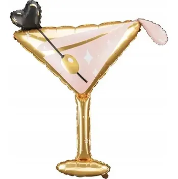Balónek Fóliový balónek Sklenice na Silvestra, 126 x 93 cm