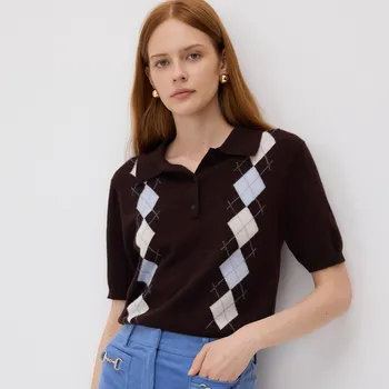 Dámský svetr Reserved - Vlněný svetr s kašmírem - vícebarevná - 330HL-MLC - 330HL-MLC-XS