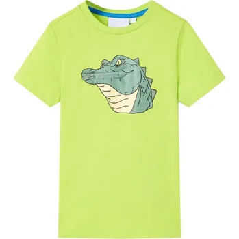 Chlapecké tričko vidaXL Dětské tričko 116 [12071] Barva: Limetková