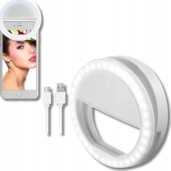 Svítilna Pierscieniowa LED Do Aparatu telefonu 3 Síly světla Svítilna pro selfie