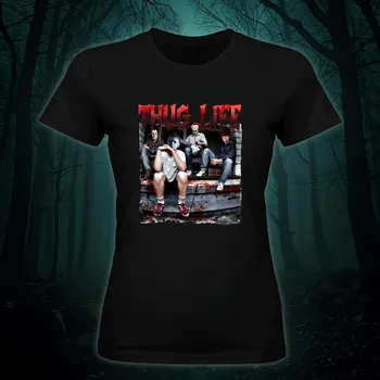 Dámské tričko - Thug Life top for Barva: Bílá, Velikost: S, Střih: Dámské