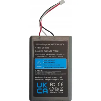 Hra pro PlayStation 5 Baterie akumulátor Dualsense 2650 mAh PS5 LIP1078