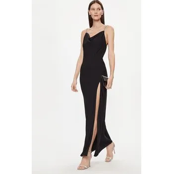 Dámské šaty Nissa Večerní šaty RS14746 Černá Slim Fit 40