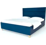 Čalouněná postel Postelia MARY s úložným prostorem, Smrk, 180x200 cm s masivním rámem