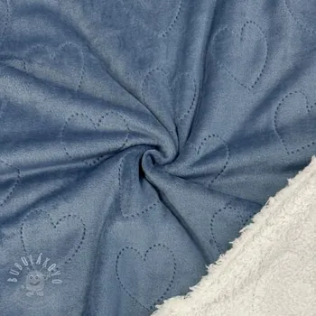 Kojenecký plyš TEDDY Hearts jeans