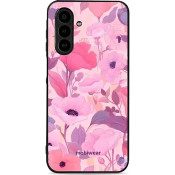 Pouzdro na mobilní telefon Lesklý kryt Mobiwear Glossy - Samsung Galaxy A17 / A17 5G - GP74G Růžové květy snů (Prémiové lesklé pouzdro, obal, kryt Mobiwear Glossy na mobil Samsung Galaxy A17 / A17 5G - GP74G Růžové květy snů, materiál Plast + TPU silikon - krytí po všech stranách,)