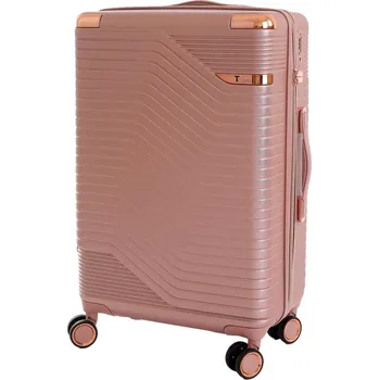 Střední cestovní kufr T-class® 218, růžová, 66 x 44 x 24 cm, L, TSA zámek