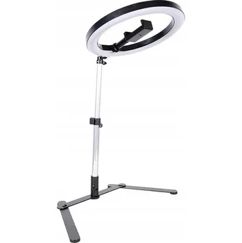 SVÍTILNA KRUHOVÁ RING 26CM S MINI STATIVEM A DRŽÁKEM NA TELEFON