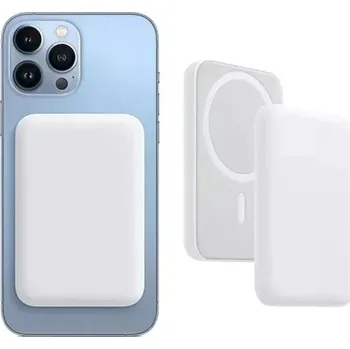 Powerbanka Powerbanka akumulátor MagSafe 10000mAh, bezdrátové nabíjení, bílá