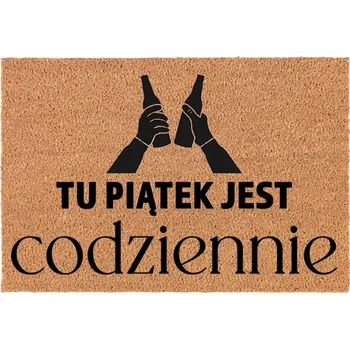 Rohožka KOKOSOVÁ VSTUPNÍ ROHOŽKA DO DOMU | VESELÝ DÁREK KAŽDÝ DEN PÁTEK