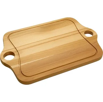 Kuchyňské prkénko Dřevia Bukové prkénko na krájení s otvory 38 × 25,5 cm