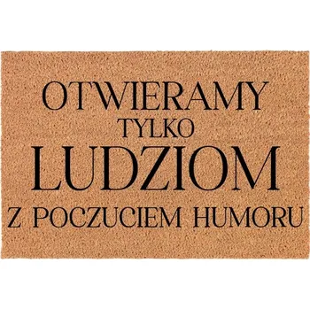 Rohožka KOKOSOVÁ VSTUPNÍ ROHOŽKA DO DOMU DEKORATIVNÍ DÁREK S HUMOREM 60X40
